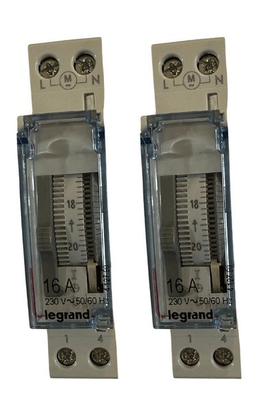 Legrand 412790 Modular Time Clock (2 Pieces)