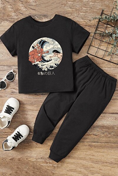 trendypassion Copii Kanagawa Oki Nami Ura Lower - Set de treninguri de sus