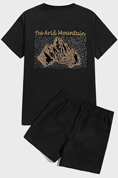 trendypassion Άνετο σορτς Arid Mountain Printed