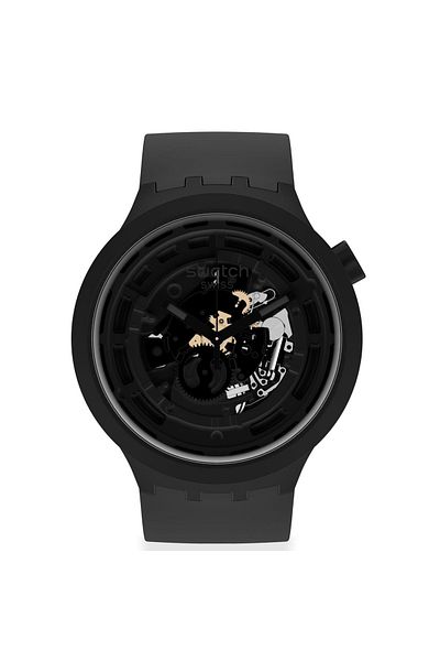 Swatch Big Bold Ceramic C-black Unisex Wristwatch Sb03b100
