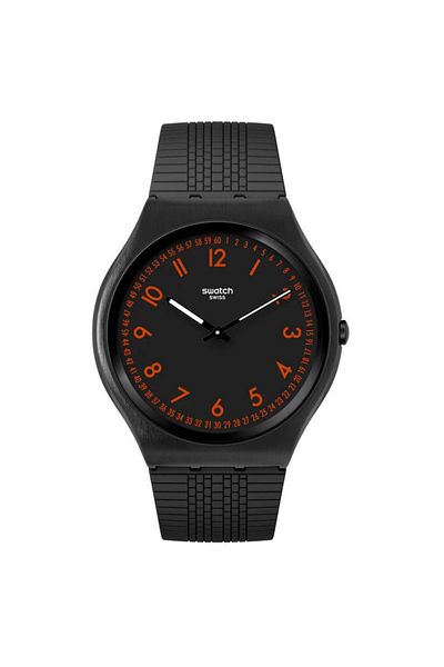 Swatch Brushed Red Men's Wristwatch Ss07b106