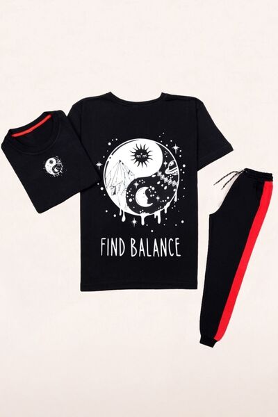 trendypassion Σετ φόρμας Yingyang Printed