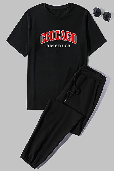 trendypassion Σετ φόρμας 2 τεμαχίων Unisex Chiago Printed