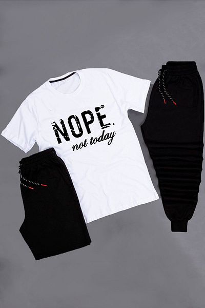 trendypassion Unisex Σετ κοντό φούτερ μπλουζάκι 3 τεμαχίων