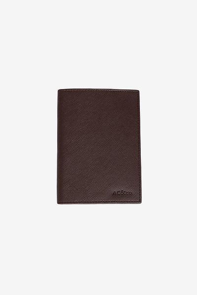 AC&Co / Altınyıldız Classics Ανδρική Καφέ ειδική συσκευασία δώρου από συνθετικό δέρμα χειροποίητη θήκη διαβατηρίου