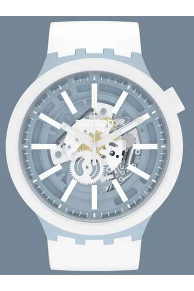 Swatch Sb03n103 Whice Men's Wristwatch