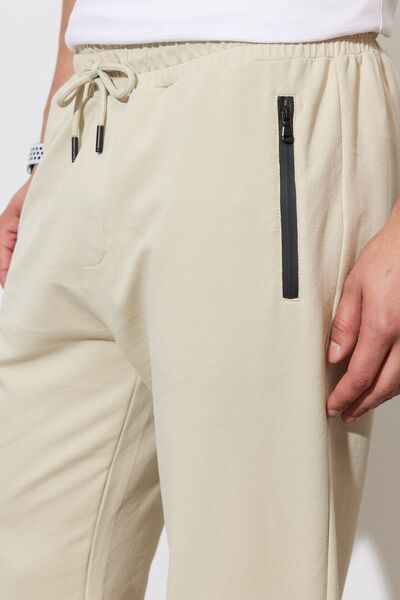 ALTINYILDIZ CLASSICS Férfi bézs, normál szabású, normál szabású melegítőnadrág