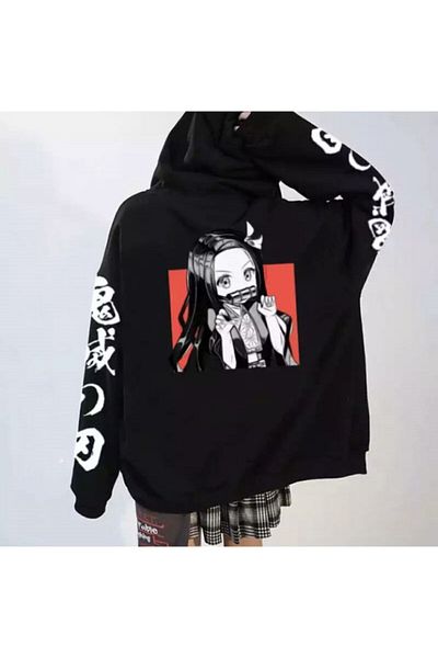 Köstebek Demon Slayer Anime Nezuko - Μπλουζάκι UNISEX με κουκούλα