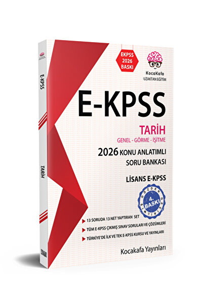 Kocakafa Ekpss Lisans Konu Anlatımlı Soru Bankası 2026 5'li Set