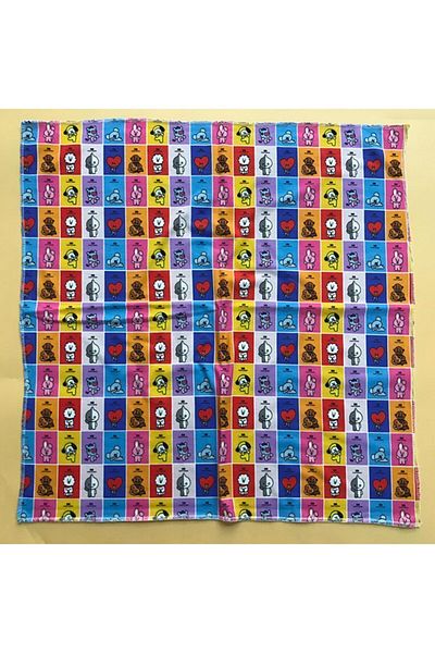 Köstebek K-Pop - Bts Bt21 Characters Bandana