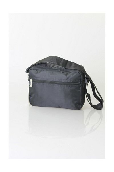 SEVENTEEN Unisex Black Fabric Horizontal Hand and Shoulder Bag 2247