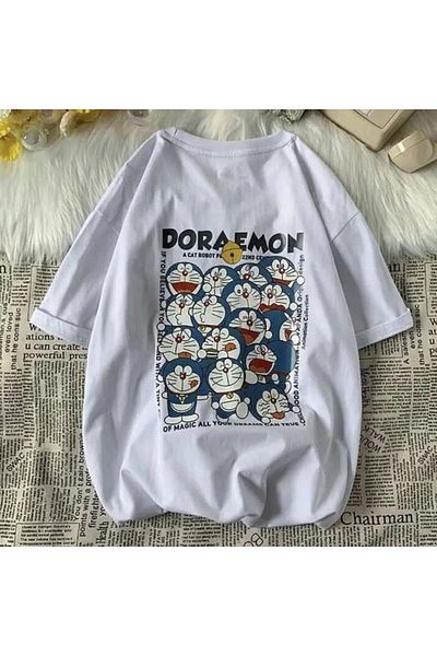 Köstebek Λευκό Anime Doraemon - All Your Dream (Unisex) T-Shirt