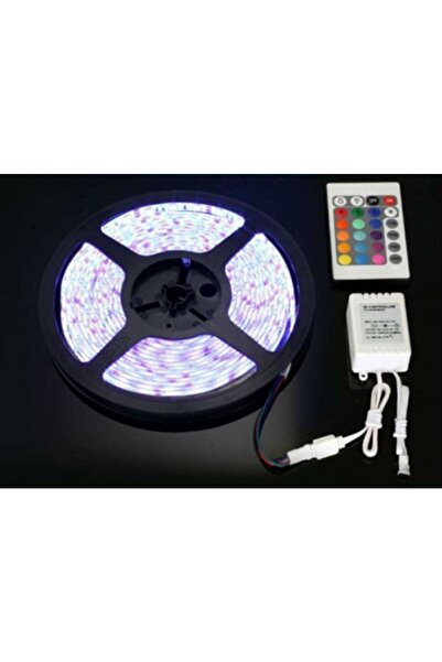 Köstebek 5 Metre Renkli Uzaktan Kumandalı Şerit Led Işık Tak Çalıştır