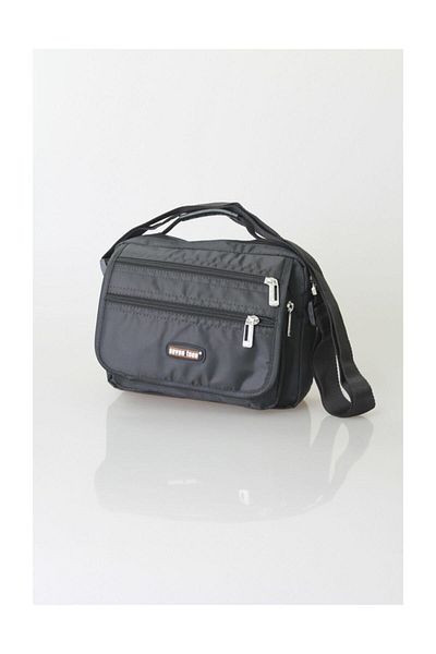 SEVENTEEN Unisex Black Fabric Horizontal Hand and Shoulder Bag 2247