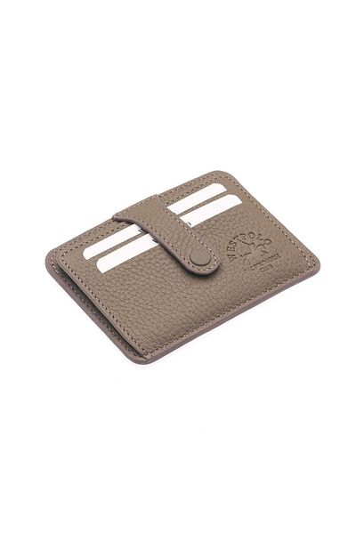 Westpolo Θήκη για κάρτες Unisex από γνήσιο δέρμα με κρυφό διαμέρισμα για χρήματα πολλαπλών διαμερισμάτων