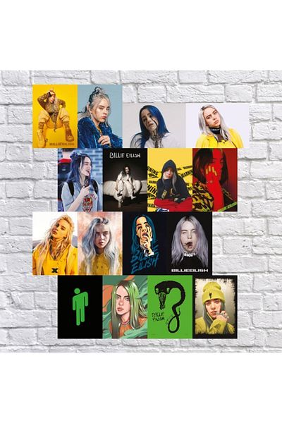 Köstebek Postere de perete Billie Eilish (a5 nr:3)