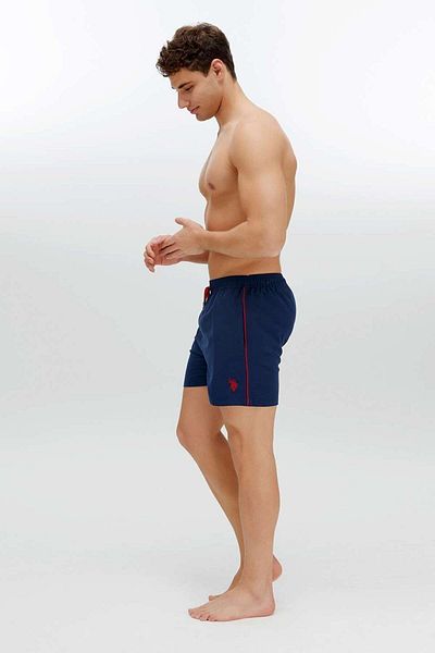 U.S. Polo Assn. Πόλο Ασν. 22002 Ανδρικό σορτς κολύμβησης μεσαίου μήκους-μπλε ναυτικό