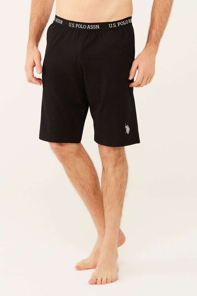 U.S. Polo Assn. Ανδρικό μαύρο σορτς 18473