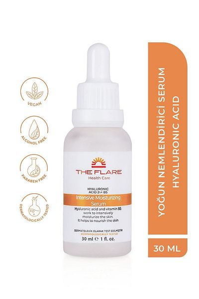 The Flare Health Care Intense Moisturizing Serum (HYALURONIC ACID 2% B5)