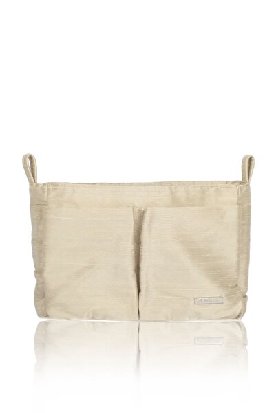 Bakras S/M Silk Slub Ecru Bag Organizer, Bag Organizer Gloria 22Cmx16Cm