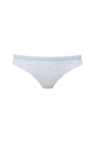 U.S. Polo Assn. - Women's Gray - Pink - Blue 3-Piece Slip