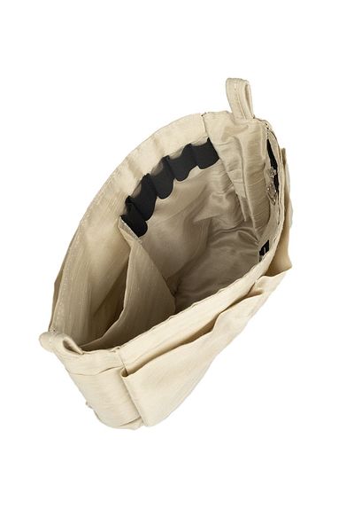 Bakras Τσάντα Gloria Ecru - Silk Slub, S/M 22cmx16cm Organizer τσάντας