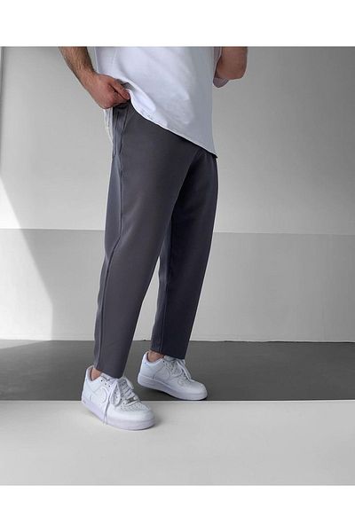 EmirFashion Men's Summer Knitted Cotton Blend Relaxed Pants