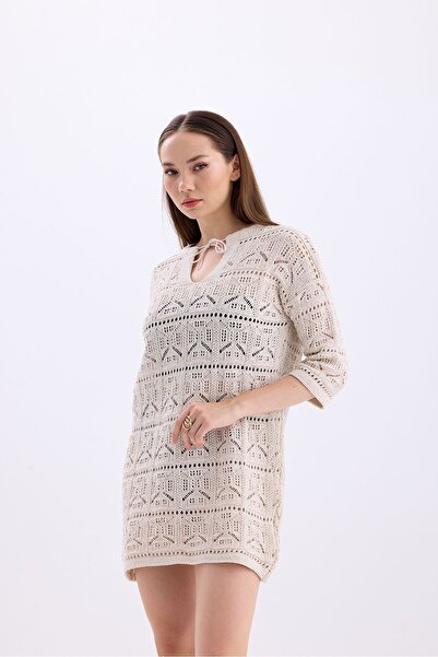 Cloudy Kids Φόρεμα παραλίας - Pareo με διάτρητο σχέδιο