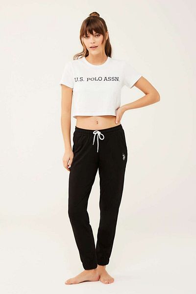 U.S. Polo Assn. US Polo Assn. Pantaloni de pijama 16600 Negru