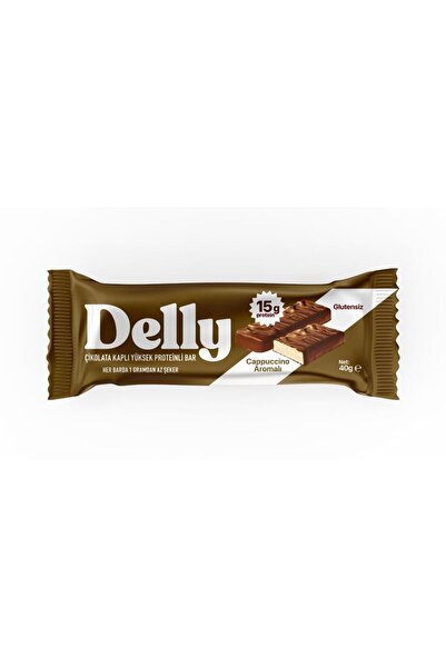 Delly Glutensiz Cappuccinolu Protein Bar 40 GR