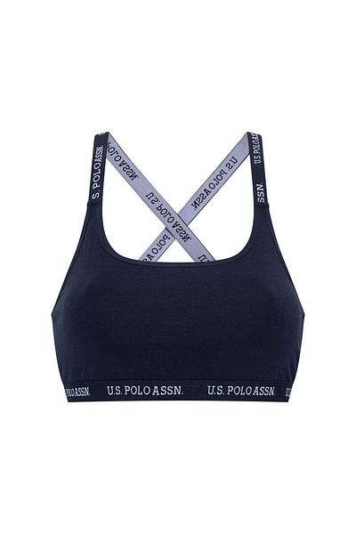 U.S. Polo Assn. U.S. Polo Assn. Дамско тъмносиньо бюстие с кръстосани презрамки
