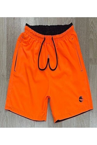 Oya Shopping Pantaloni scurți pentru bărbați, brodați și garniți, căptușiți pentru piscină