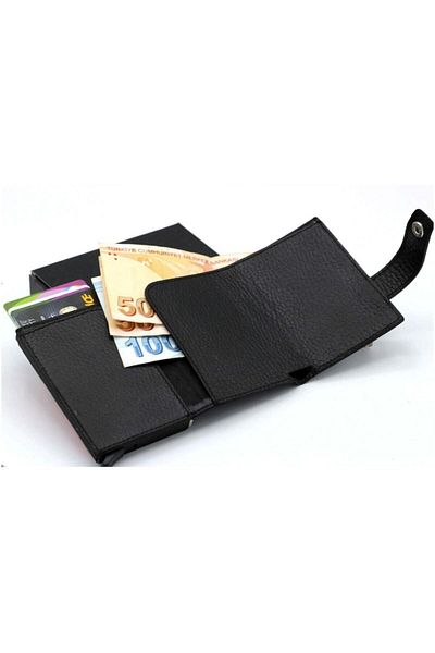 Westpolo Genuine Leather - Mechanical Wallet