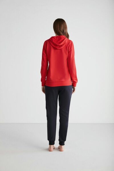 U.S. Polo Assn. US POLO ASSN- Women's Red Hooded cotton suit