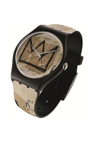 Swatch Jean-michel Basquiat Unisex Wristwatch - Suoz355 Swatch Untitled