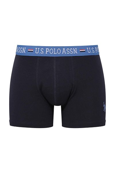 U.S. Polo Assn. - Ανδρικό Modal Grey Printed - Navy Blue Boxer 2 Pack