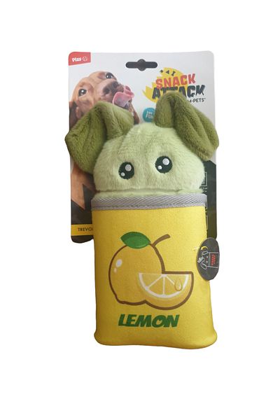 PatiBeurre MPETS TREVOR SNACK ATTACK Plush Dog Toy - Award Food