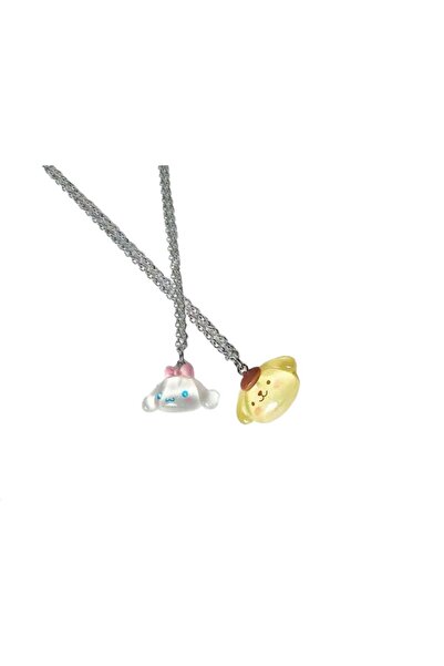 favorconsept Pochacco And Cinnamoroll Best Friends 2'li Zincirli Kolye