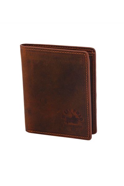 Westpolo Картодържател за унисекс портфейл West Polo от истинска антична кожа