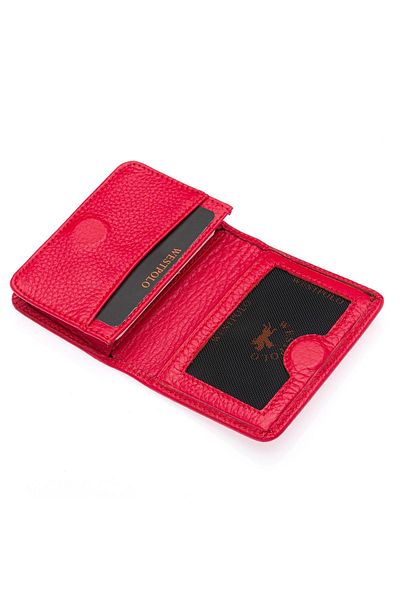 Westpolo West Polo Γνήσιο Δερμάτινο Θήκη Κάρτας Unisex