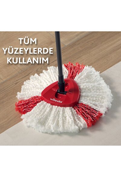 Vileda Turbo Microfiber 2in1 Üçgen Yedek Paspas - %20 Daha Fazla Kir Tutar