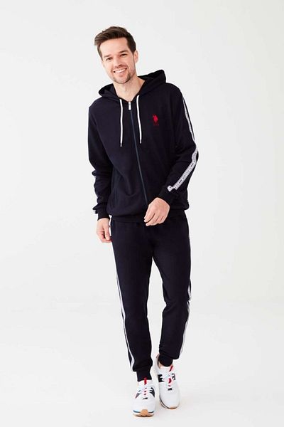 U.S. Polo Assn. Ανδρικό Σετ Πυτζάμες Navy Blue