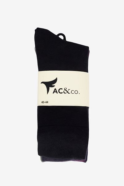 AC&Co / Altınyıldız Classics Ανδρικές κάλτσες 6 τεμαχίων με μοτίβο από μπαμπού