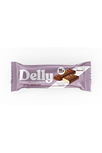 Delly Glutensiz Beyaz Çikolatalı & Kurabiyeli