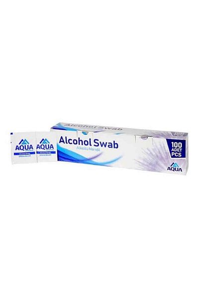 Aqua 4800 Pieces of Alcohol Swab Wipes - 1 Box