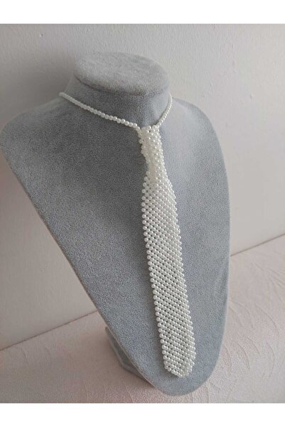 odabaş shop inci boncuk kravat kolye