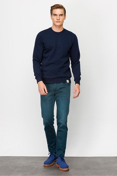 İgs ΑΝΔΡΙΚΟ ΦΟΥΤΕΡ ΣΚΟΥΡΟ ΜΠΛΕ STANDARD CREW NECK