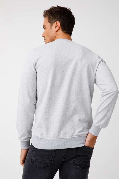 İgs Ανδρικό φούτερ A.grey Modernfit / Extra Slim Fit Crew Neck