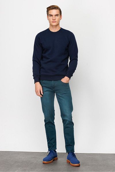 İgs ΑΝΔΡΙΚΟ ΦΟΥΤΕΡ ΣΚΟΥΡΟ ΜΠΛΕ STANDARD CREW NECK