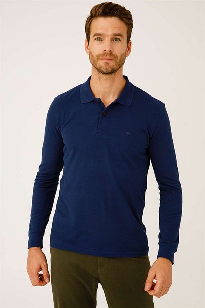 İgs Ανδρικό φούτερ Indigo Standard Polo με κουμπιά
